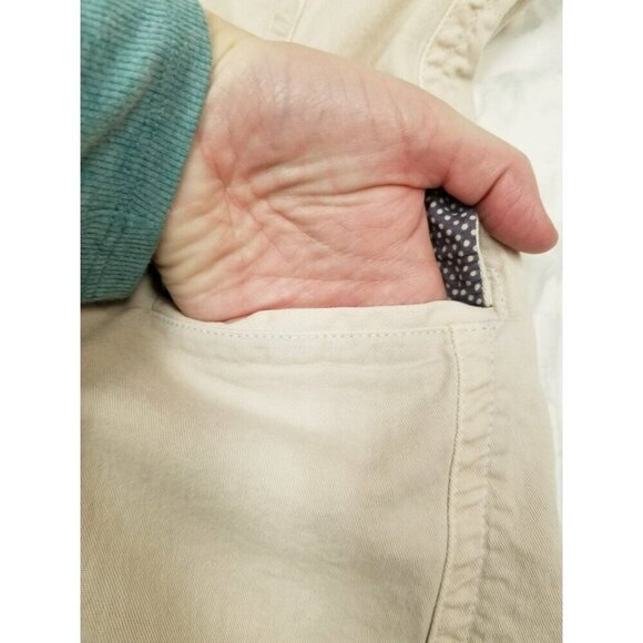 Zara TRF Chic Femme Beige Blazer Jacket With Rosette & Polka Dot Trim Size S - Picture 8 of 12